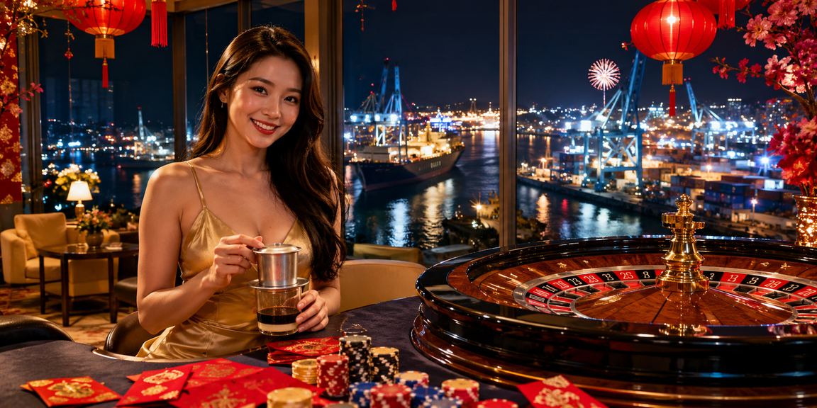 Người chơi roulette tại Hải Phòng thưởng thức cà phê và trải nghiệm live casino sp3
